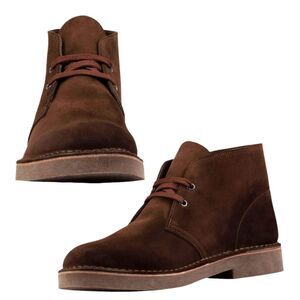 Clark original brown genuine suede desert chukka boot women size 7